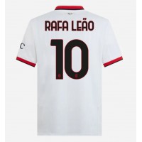 AC Milan Rafael Leao #10 Fußballbekleidung Auswärtstrikot 2024-25 Kurzarm